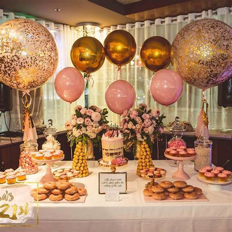 Ideas to celebrate my 21st birthday party for her. One of the most beautiful 21st birthday party #21stbirthda ...