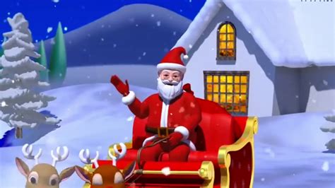 Jingle Bells Christmas Song With Santa Claus Nursery Rhymes Kids