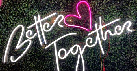 Neon Wedding Signs Popsugar Love And Sex