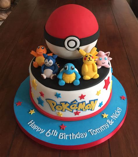 Pokemon Cake Pokemon Birthday Cake Pokemon Birthday Birthday Cake Kids