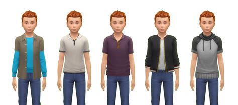 Maxis Match Male Clothes Pack ~ Cepzid Sims
