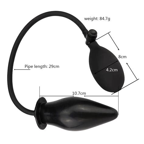 2022 newest and hottest inflatable butt plug body safe silicone anal balloon pump with quick