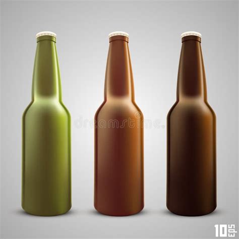 Beer Bottle Set Color Stock Vector Illustration Of Alcohol 50063407