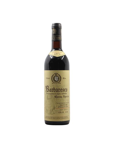 Barbaresco Riserva Speciale 1974 Valfieri Grandi Bottiglie