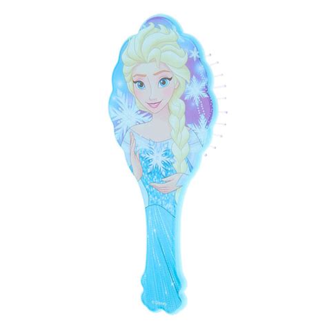 Blue Elsa Disney Frozen Hair Brush Claires