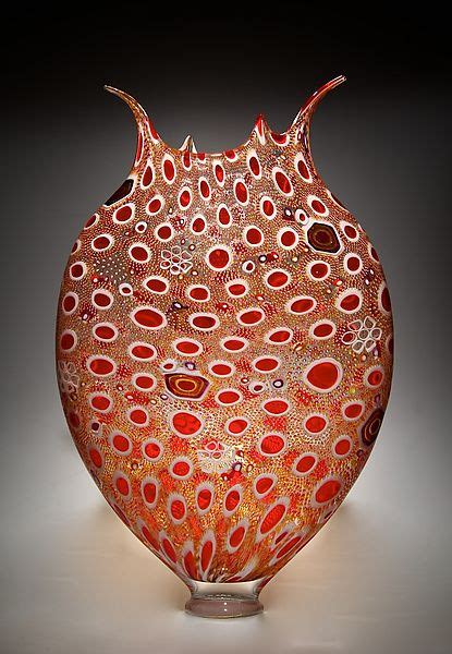 Cherry Foglio By David Patchen Art Glass Vessel Artful Home Glass