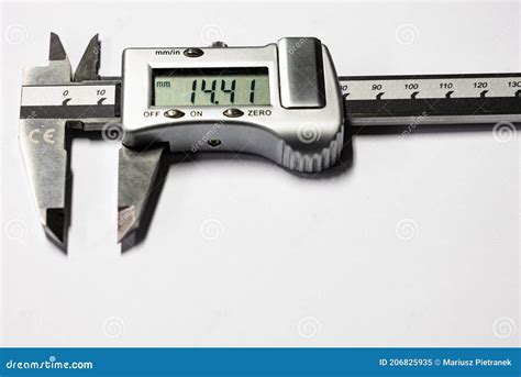 High Precision Measurement Tools In A Mechanics Plant Caliper