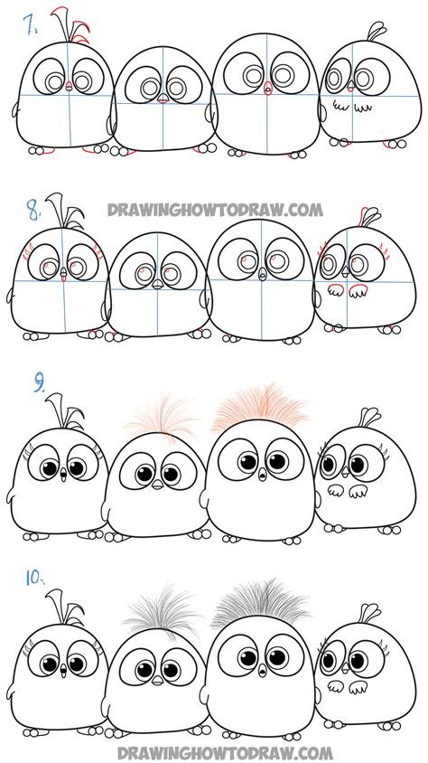 How To Draw Bomb From Angry Birds Printable Step By Step Drawing Sheet