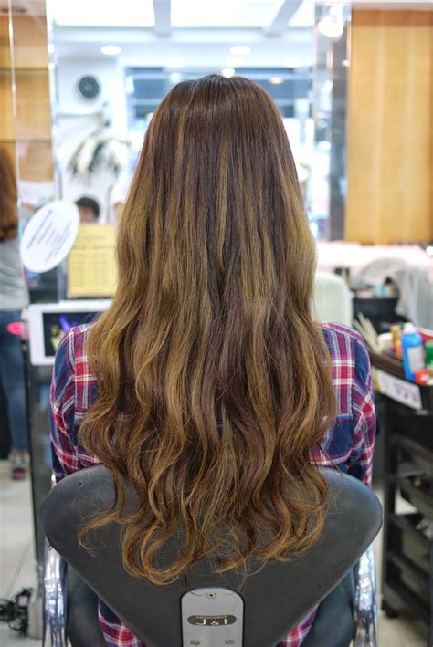 Highlighted Hair Extensions In Seoul Ombre Hair Extensions In Seoul