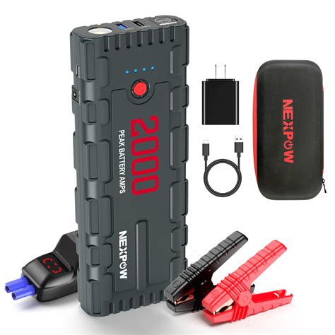 Nexpow G17 2000a Peak 18000mah Jump Starter