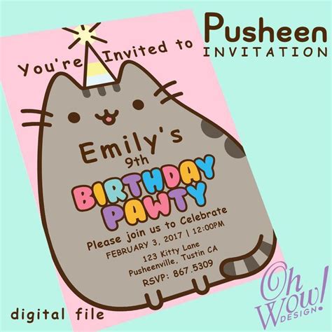 121 Best Pusheen Party Ideas Images On Pinterest Cute Kittens Kitty