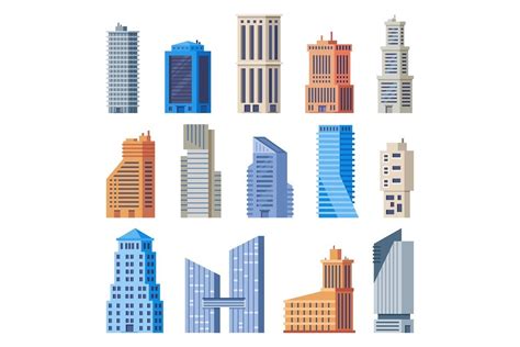 City Office Buildings Graphic By Tartilastock · Creative Fabrica
