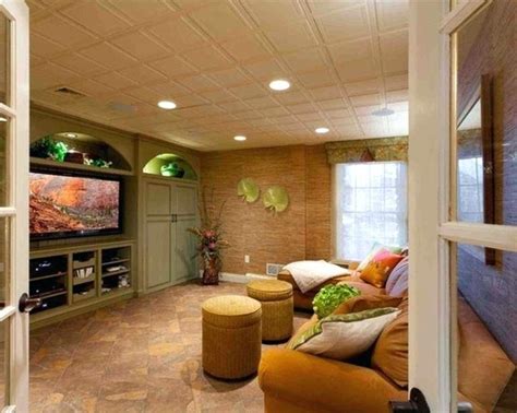 Finished Basement Ideas Low Ceiling Finished Basement Cost Beautiful