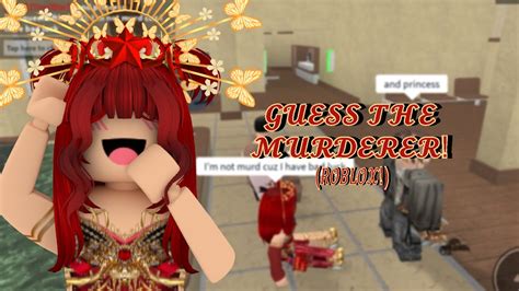 Guess The Murderer In Roblox Murder Mystery 2 Youtube