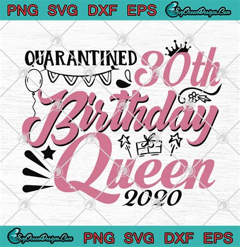 You can copy, modify, distribute and perform the work, even for commercial purposes, all. Quarantined 30th Birthday Queen 2020 Social Distancing ...