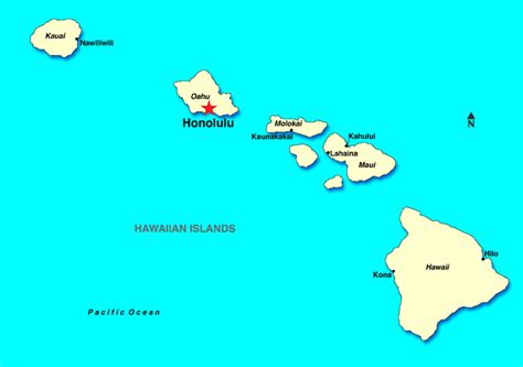 Honolulu Map Photo