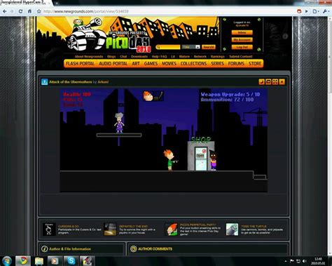 Newgrounds Pico Day 2010 Games Part 1 Youtube