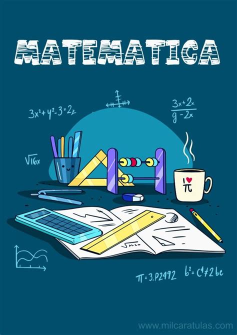🥇 Portadas Para Cuadernos De Matemática 【2020 】 Matemáticas Para