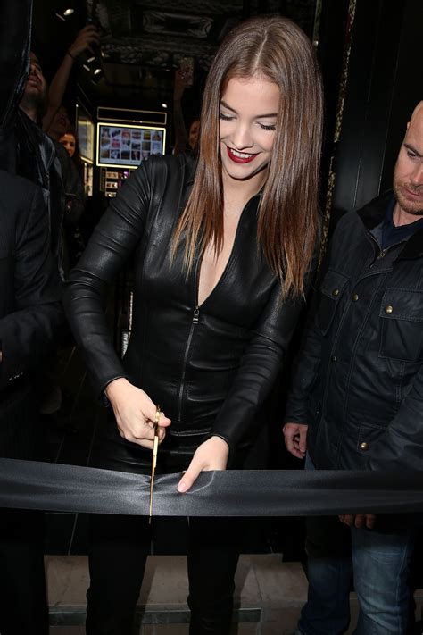 Barbara Palvin In Leather At New Loreal Store Opening In Paris 0929