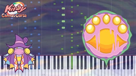 Kirby Canvas Curse Drawcia Sorceress Drawcia Soul Piano Tutorial