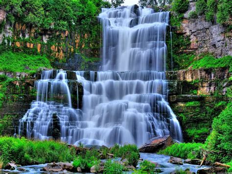 Mountain Waterfall Wallpapers Top Free Mountain Waterfall Backgrounds