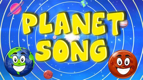 Planet Song The Solar System Song Preschool Learning Kid Songs