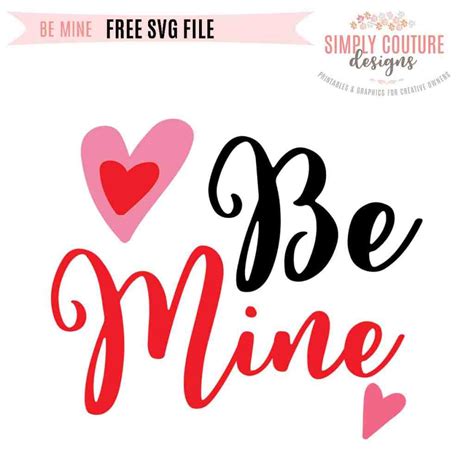 Be Mine | SVG Cut File - Simply Couture Designs