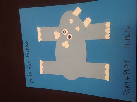 See more ideas about letter h crafts, letter a crafts, alphabet crafts. H is for Hippopotamus | Alphabet crafts, Alphabet craft ...