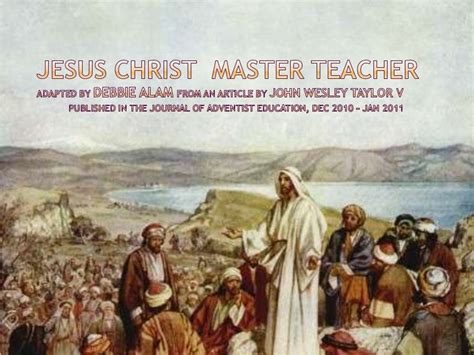 Jesus The Teacherlessons From The Master Teacher
