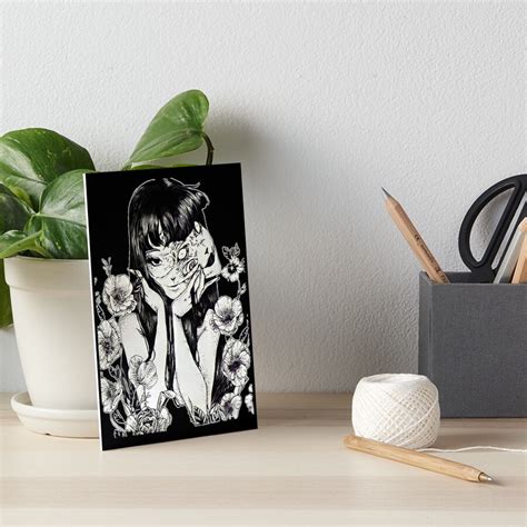 Tomie Junji Ito Unique Art Art Board Print For Sale By Raoultrantow
