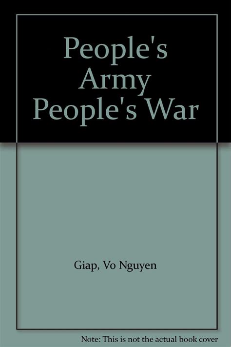 Peoples Army Peoples War Võ Nguyên Giáp Books