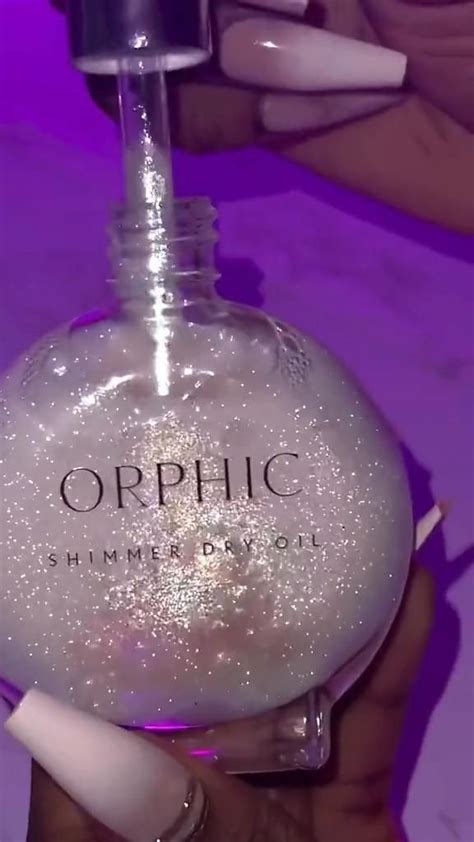 Orphic Shimmer Dry Oil• Interstellar [video] In 2023 Glitter Makeup Shimmer Body Oil Body