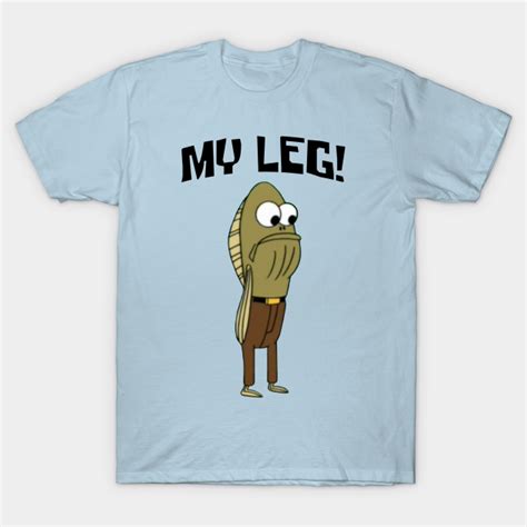 Fred The Fish My Leg Spongebob T Shirt Teepublic