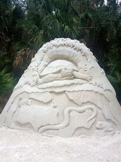 Sea Turtle Sand Sculptures Sculptures Sea Turtle