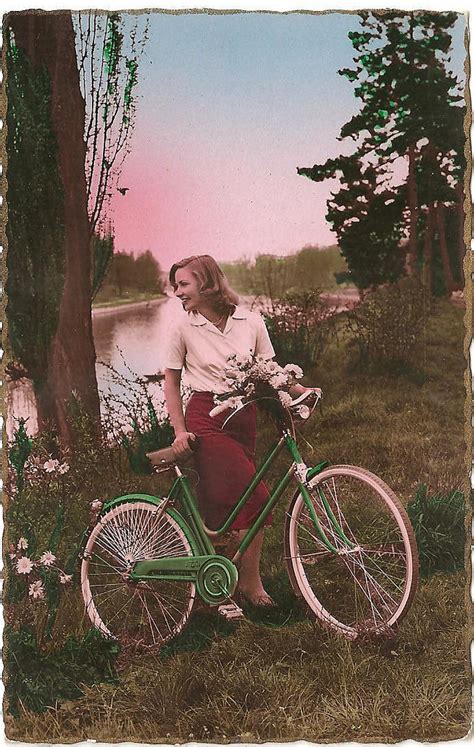 Vintage Photos of Ladies with Bicycles ~ Vintage Everyday
