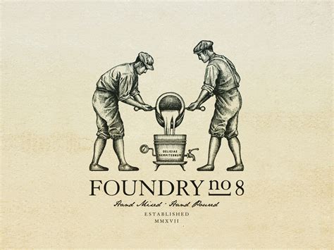 Illustrative Logo For Foundry No8 By Yokaona On Dribbble