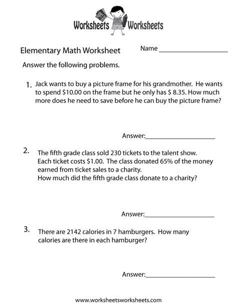 Calculus 1 practice question with detailed solutions. Money Word Problems Worksheet 2nd Grade - Favorite Worksheet