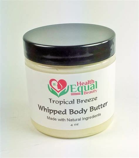 Tropical Breeze Whipped Body Butter 4 Oz Natural Beauty And Body Products