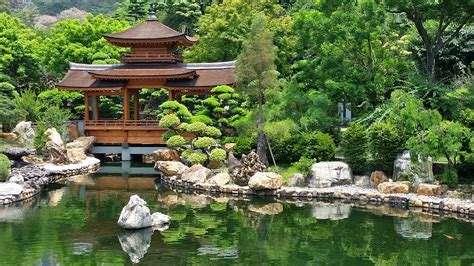 Hd Wallpaper Zen Garden Botanic Garden Japanese Pond Quiet