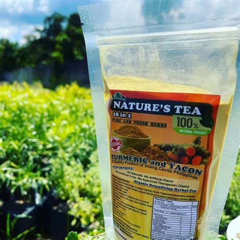Nature S Tea In Turmeric And Yacon Lazada Ph