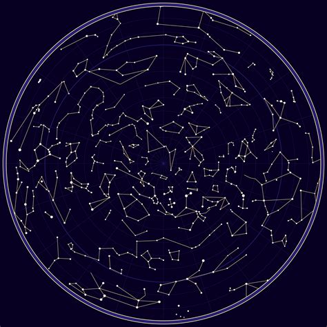 Constellation Maps Of Stars