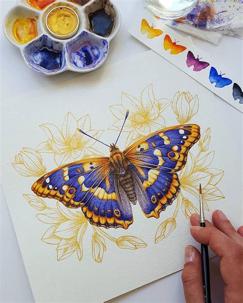 20 Beautiful Watercolor Butterfly Painting Ideas Beautiful Dawn Designs