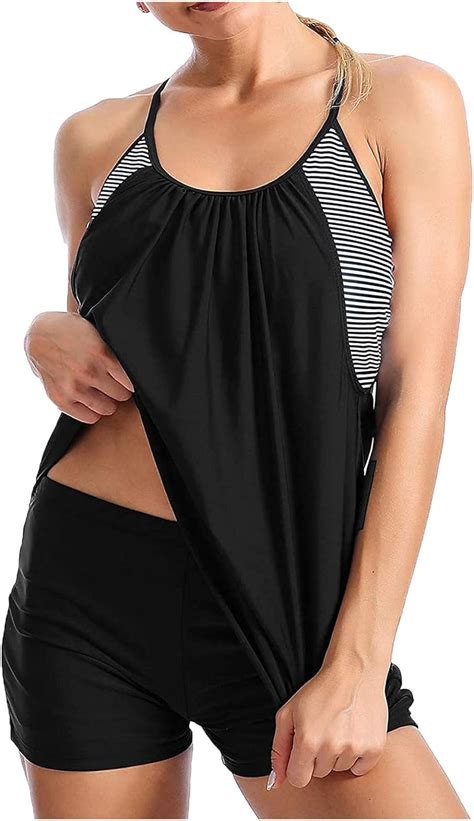 Amazon Com Mastectomy Swimsuits For Women Plus Size Push Up Swimsuit Swimwear Women Bikini Set