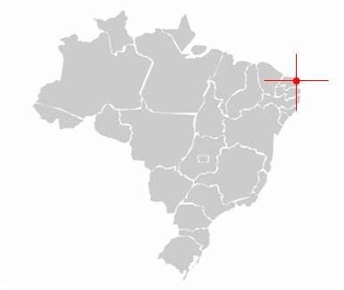 Mapa do Brasil com destaque em vermelho para a localização da cidade Download Scientific