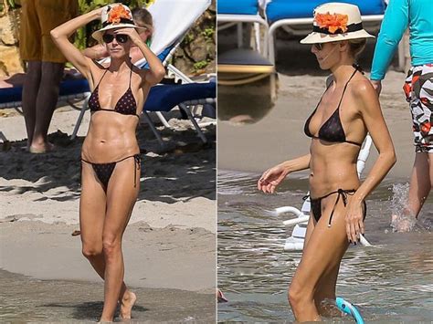 Heidi Klums Bikini Photo Sparks Debate Among Fans Internet Observers