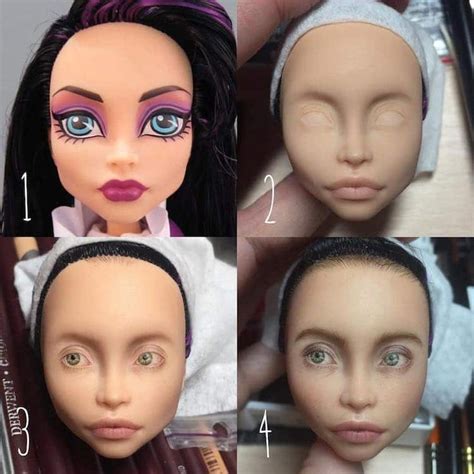 Mass Produced Figurines Turned Into Lifelike Figures With Doll Repainting Doll Face Paint