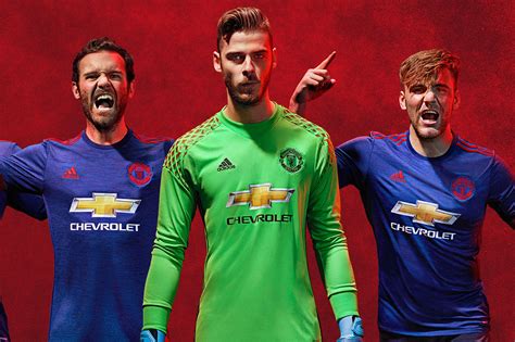 75 results for manchester united away kit. NEW! Manchester United Launch 2016-17 Away Kit!