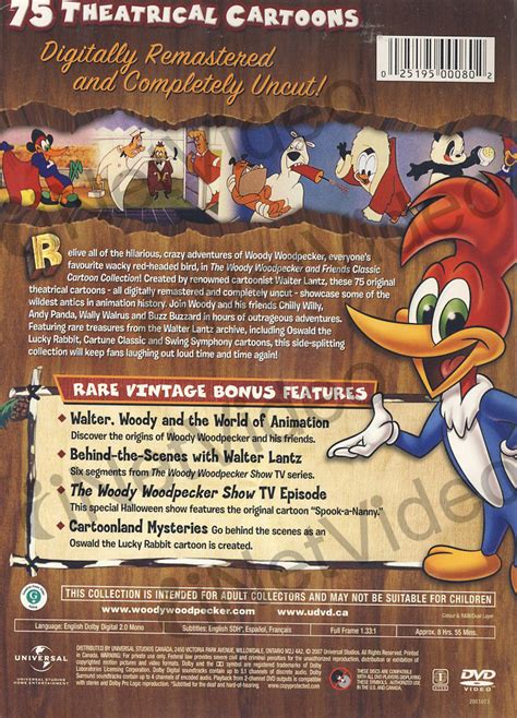 The Woody Woodpecker And Friends Classic Cartoon Collection Boxset