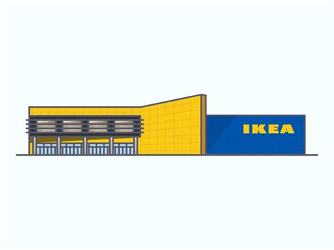 Ikea Building Illustration By Pat Johnson On Dribbble