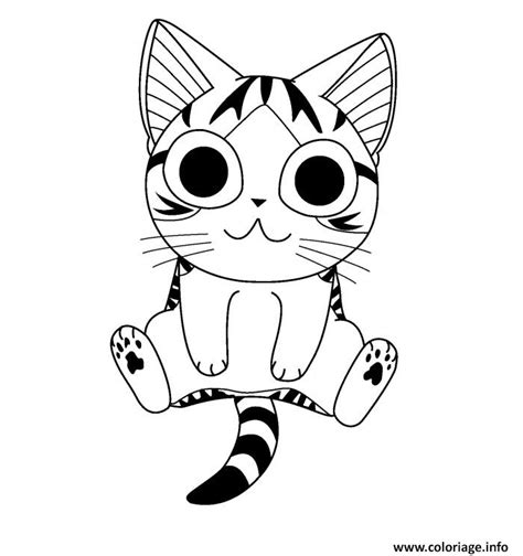 Dessin Mignon Chat Dessin De Chat Trop Mignon Les Dessins Et